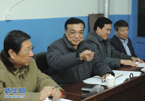 2月3日,中共中央政治局常委,国务院副总理李克强在内蒙古自治区包头市