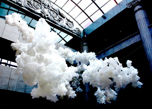 獲獎作品：金善珍 《Siginificant form_plastic bag_installation》