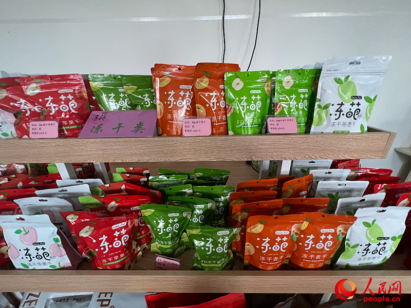 各種凍干食品。人民網記者 常雪梅攝