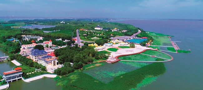查干湖南景區生態水岸
