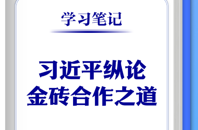 学习笔记丨习近平纵论金砖合作之道