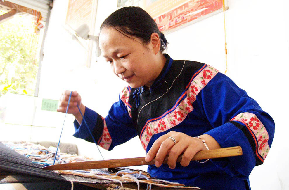 摄影作品:精心编织西兰卡普″双鱼图 表达和谐