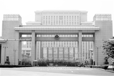 "打黑除恶"战功卓著的重庆市公安局.本报记者肖波摄
