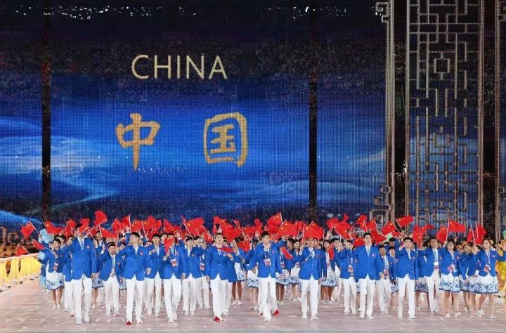 杭州第19屆亞運會開幕式 圖源：新華社