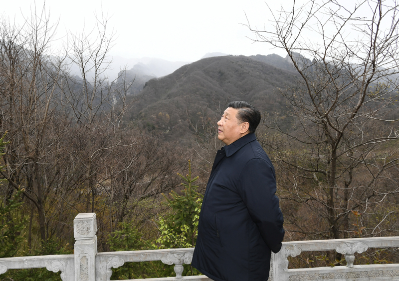 2020年4月20日，習近平總書記在位於陝西柞水的秦嶺牛背梁國家級自然保護區考察秦嶺生態保護情況。