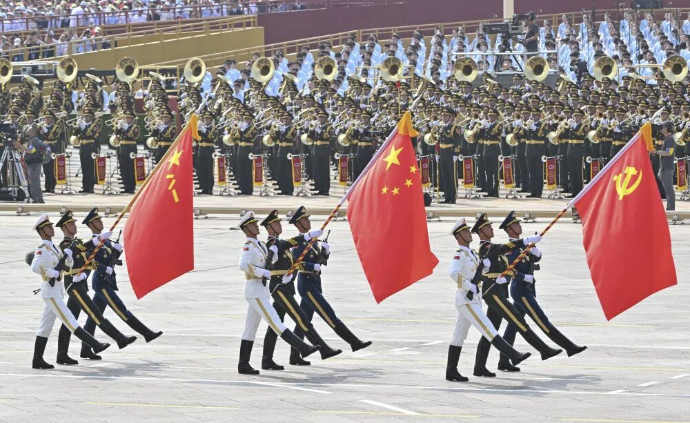 2025年9月3日,纪念中国人民抗日战争暨世界反法西斯战争胜利80周年大会在北京天安门广场隆重举行。