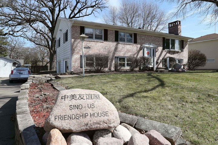 圖為“邦尼街2911號”，如今已被命名為“中美友誼屋”